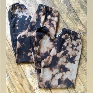 Bleach Tie Dye Sweatpants